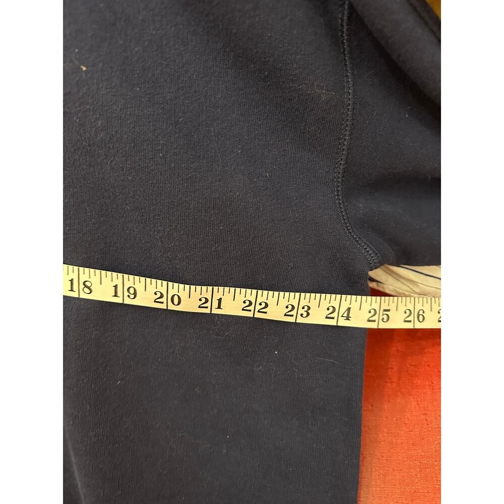 Ralph Lauren Navy Blue Sweater With Bronze Braided Gold Trimned Arms Size XL - Picture 11 of 12